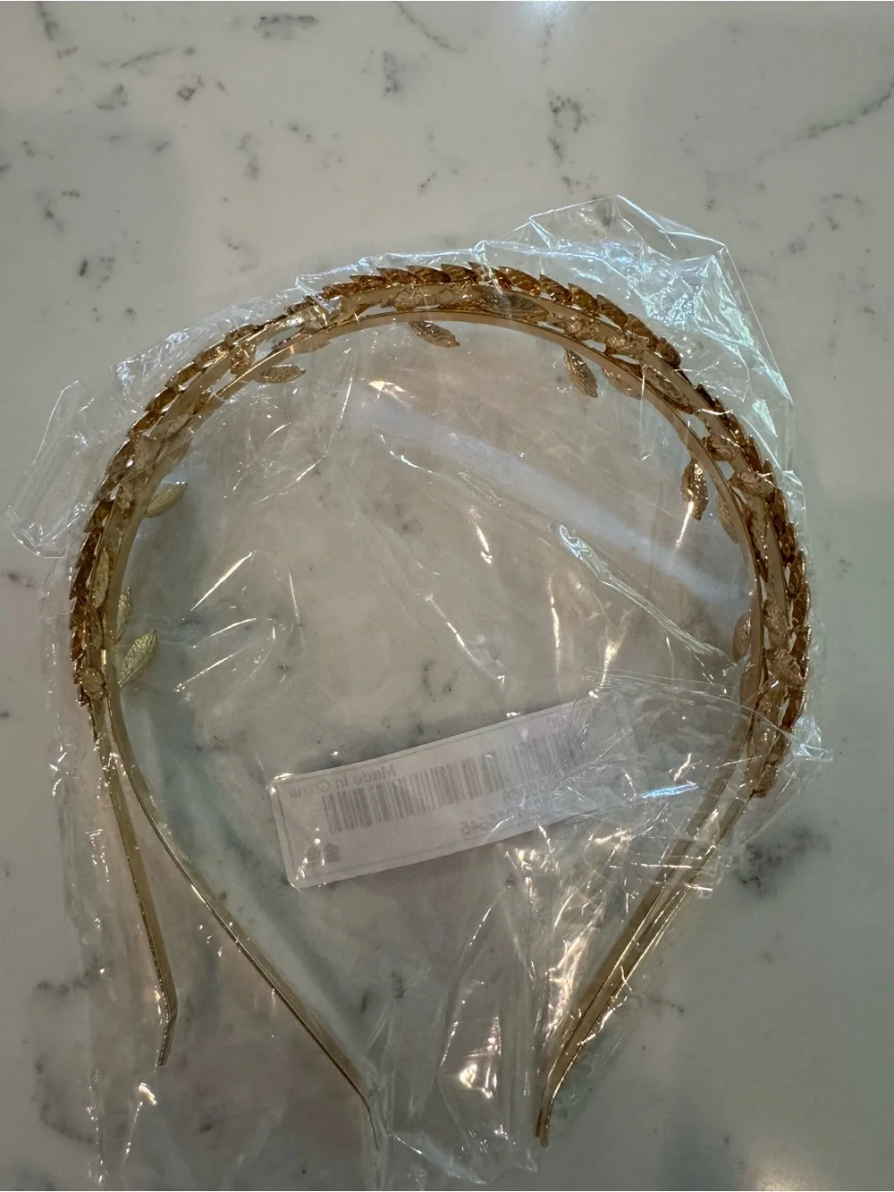 2pc Gold Laurel Leaf Headbands Greek Goddess Grecian Bridal Crown